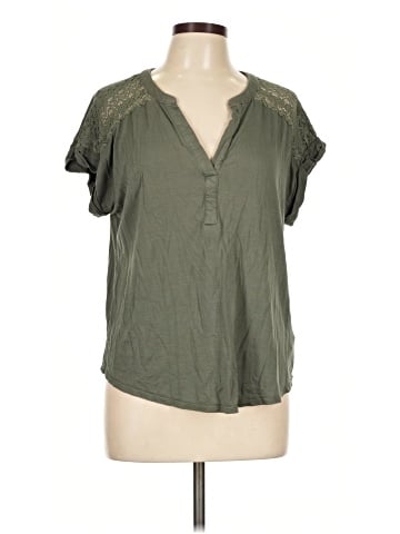 Cable & Gauge Short Sleeve Blouse (view 1)