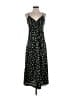 Sandro 100% Polyester Floral Black Casual Dress Size EU (FR) 36 / US 4 - photo 1