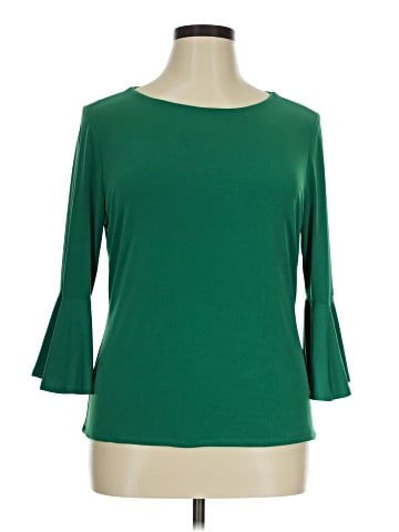 Carmen Carmen Marc Valvo 3/4 Sleeve Top (view 1)