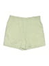 Basic Editions Solid Green Khaki Shorts Size M - photo 1