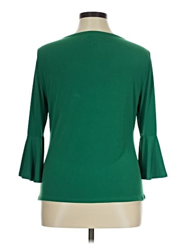 Carmen Carmen Marc Valvo 3/4 Sleeve Top (view 2)