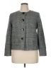 JM Collection 100% Acrylic Houndstooth Gray Coat Size 14 Petite - photo 1