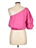 Do & Be 100% Polyester Pink 3/4 Sleeve Blouse Size L - photo 2
