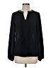Atelier 100% Polyester Black Long Sleeve Blouse Size S - photo 1
