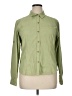 L.L.Bean Solid Green Long Sleeve Blouse Size XL - photo 1