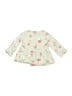 Carter's 100% Cotton Floral Green Jacket 6-9 MO / 9 MO - photo 2