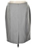 Halogen Solid Gray Casual Skirt Size 12 - photo 2