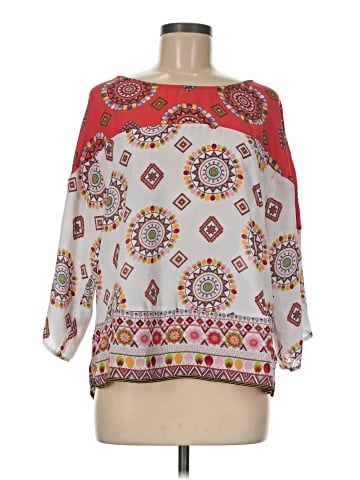 New York & Company 3/4 Sleeve Blouse (view 1)