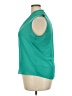 Renee C. 100% Polyester Teal Sleeveless Blouse Size 2XL - photo 5
