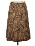 Express Design Studio Paisley Brown Casual Skirt Size 2 - photo 1