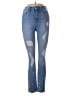 Guess Hearts Blue Jeans Size 24 waist - photo 1