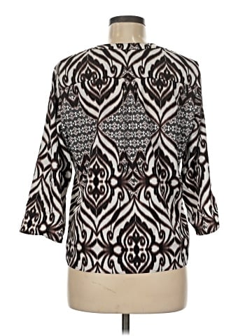 Eva Mendes by New York & Company 3/4 Sleeve Blouse (view 2)