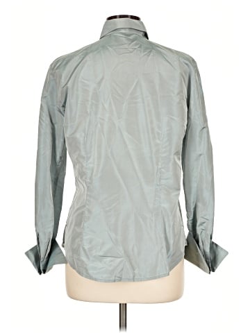 Linda Allard Ellen Tracy Long Sleeve Silk Top (view 2)