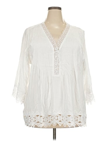Chelsea & Theodore 3/4 Sleeve Blouse (view 1)