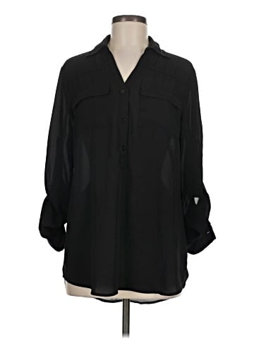 New York & Company Long Sleeve Blouse (view 1)
