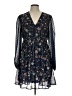 Umgee 100% Polyester Floral Blue Casual Dress Size L - photo 1