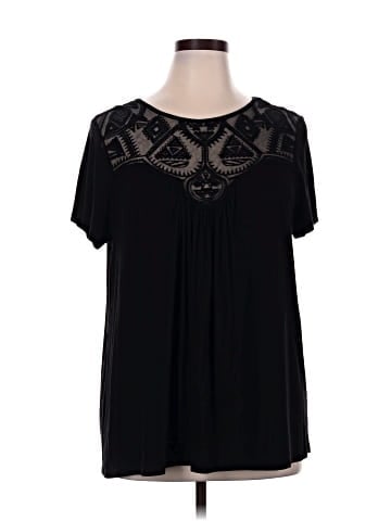 Green Envelope Short Sleeve Blouse (view 1)