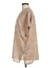Adrienne 100% Polyester Animal Print Tan Kimono Size M - photo 5