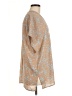 Adrienne 100% Polyester Animal Print Tan Kimono Size M - photo 4