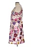 Boston Proper 100% Polyester Floral Silver Cocktail Dress Size 12 - photo 5