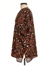 Adrienne Animal Print Brown Kimono Size M - photo 5