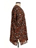 Adrienne Animal Print Brown Kimono Size M - photo 4