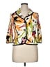 Cato Print Orange Jacket Size 16 - photo 1