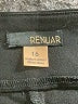 Renuar Solid Black Casual Pants Size 16 - photo 4