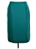 Le Suit 100% Polyester Solid Teal Formal Skirt Size 16 - photo 1