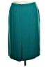 Le Suit 100% Polyester Solid Teal Formal Skirt Size 16 - photo 2