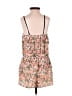 Charlotte Russe Floral Orange Romper Size S - photo 2