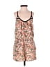 Charlotte Russe Floral Orange Romper Size S - photo 1