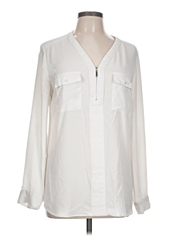 NY Collection Long Sleeve Blouse (view 1)
