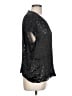 Faconnable Black Short Sleeve Blouse Size L - photo 4