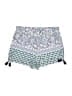 Elodie 100% Rayon Print Blue Shorts Size L - photo 2