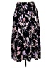 Kasper Print Black Casual Skirt Size S - photo 1