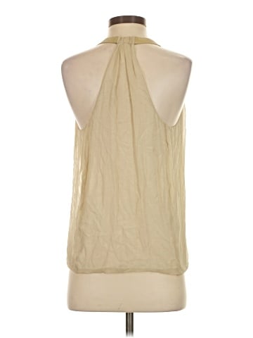 Burning Torch Sleeveless Silk Top (view 2)