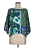 Tiny 100% Rayon Green 3/4 Sleeve Blouse Size M - photo 1