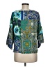 Tiny 100% Rayon Green 3/4 Sleeve Blouse Size M - photo 2