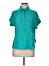 Mine Teal Short Sleeve Blouse Size M - photo 1