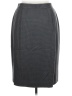 Rena Rowan Chevron-herringbone Gray Wool Skirt Size 16 - photo 2