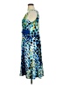 Vicki Wayne Print Blue Cocktail Dress Size 1X - photo 5