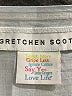 Gretchen Scott Designs Silver 3/4 Sleeve Blouse Size XXL (estimated) - photo 7