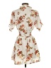 Justify 100% Polyester Floral Ivory Casual Dress Size S - photo 2