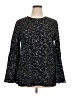 MICHAEL Michael Kors Stars Black Long Sleeve Top Size XL - photo 1