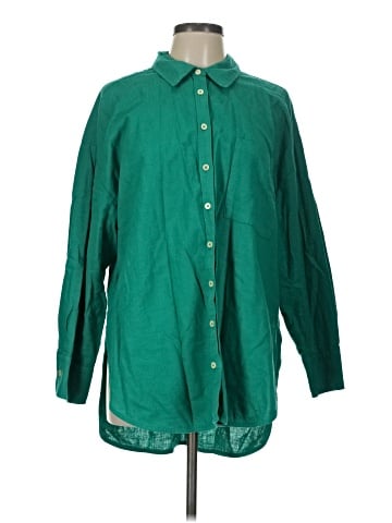 Maeve 3/4 Sleeve Button-Down Shirt (view 1)