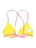 Wild Fable Print Yellow Swimsuit Top Size 4 - photo 2