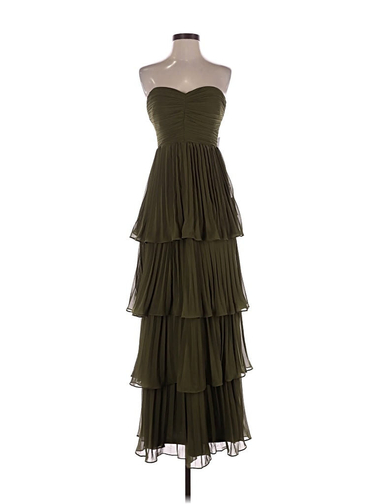 Pre-owned Lulus Cocktail Dress In Green