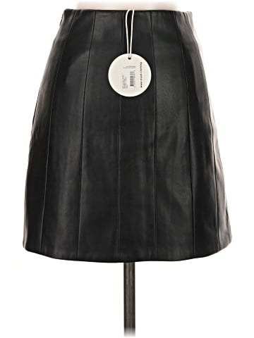 STAUD Faux Leather Skirt (view 2)