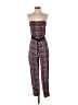 Eye Candy Paisley Purple Jumpsuit Size S - photo 1
